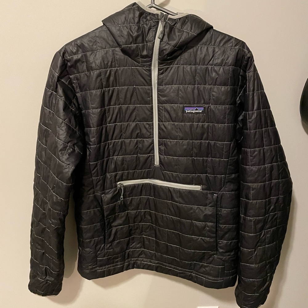 patagonia half zip nano puff